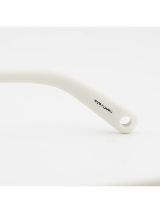 Jacquemus MIRADA JAC/69 C3 Sunglasses White Shield Frame, Silver Mirror Lenses main image 10